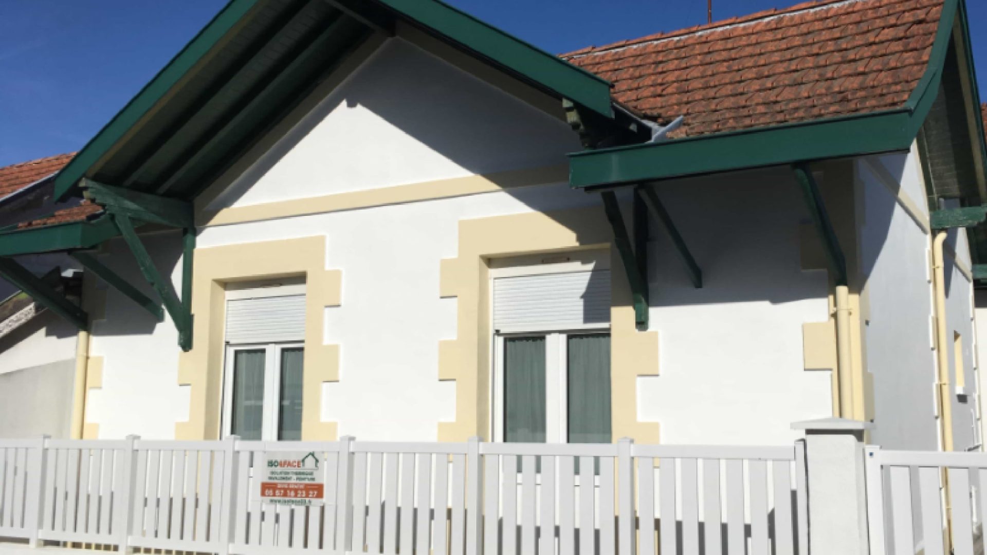 Réalisation d'un ravalement de façade à Arcachon