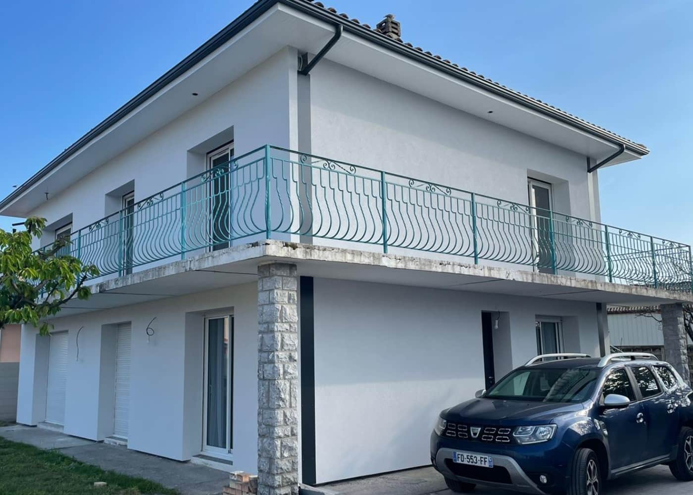 ITE sur maison traditionnelle à Biscarrosse