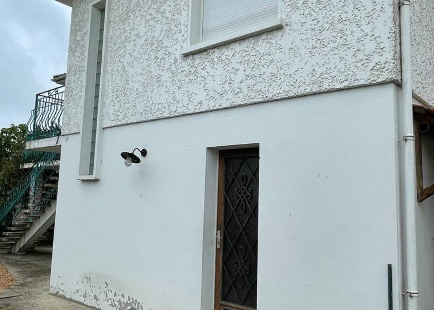 ITE sur maison traditionnelle à Biscarrosse — avant chantier