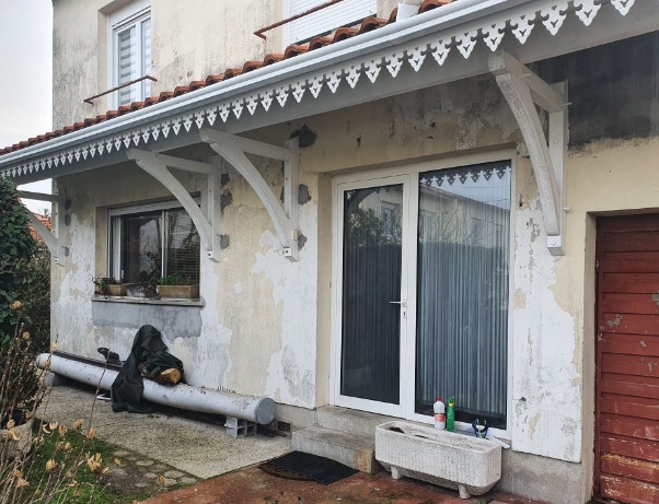 La Teste-de-Buch : ITE et ravalement de façade — avant chantier