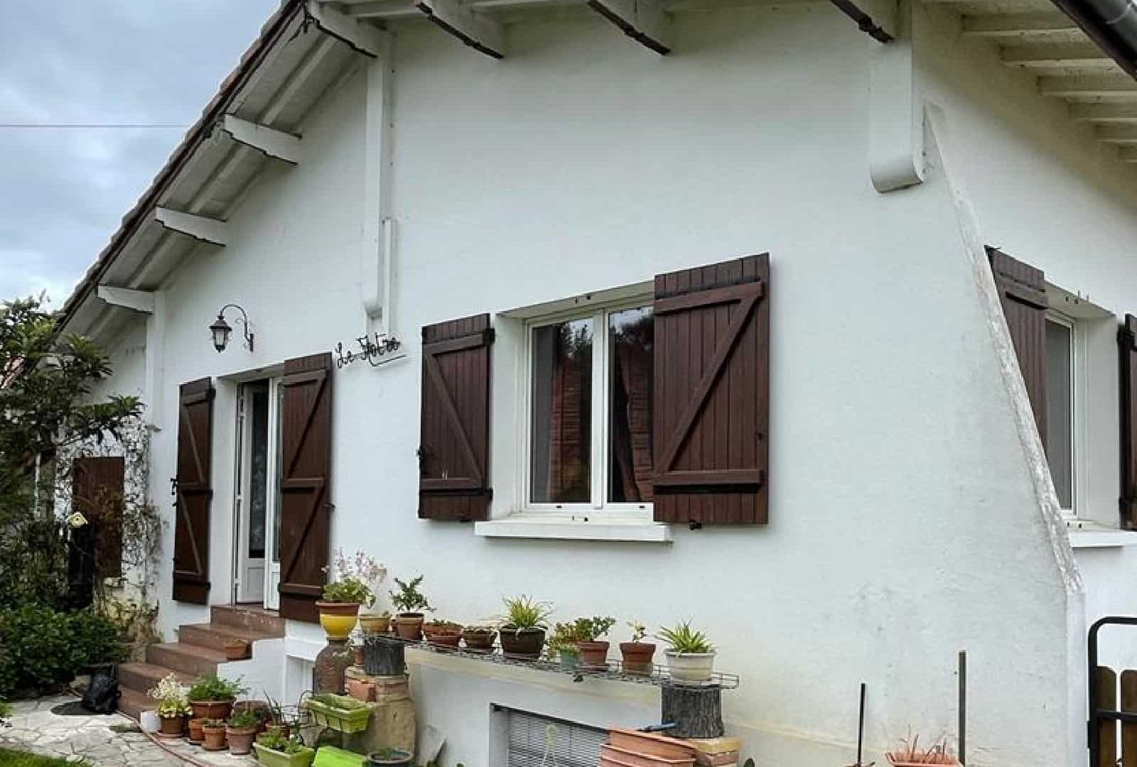 Isolation thermique par l&rsquo;extérieur (ITE) sur 2 faces à Mimizan — avant chantier