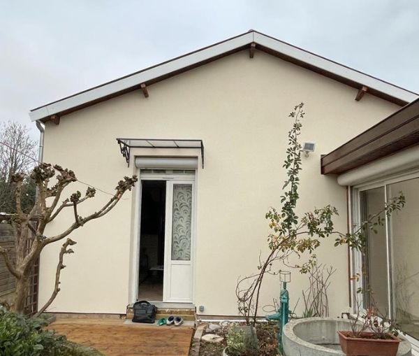 Façade d'ITE sur une maison à Bègles