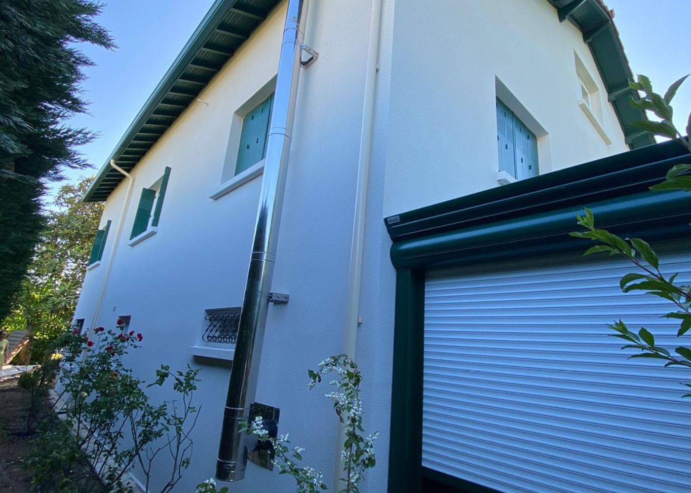 Ravalement de façade à Libourne sur une maison individuelle