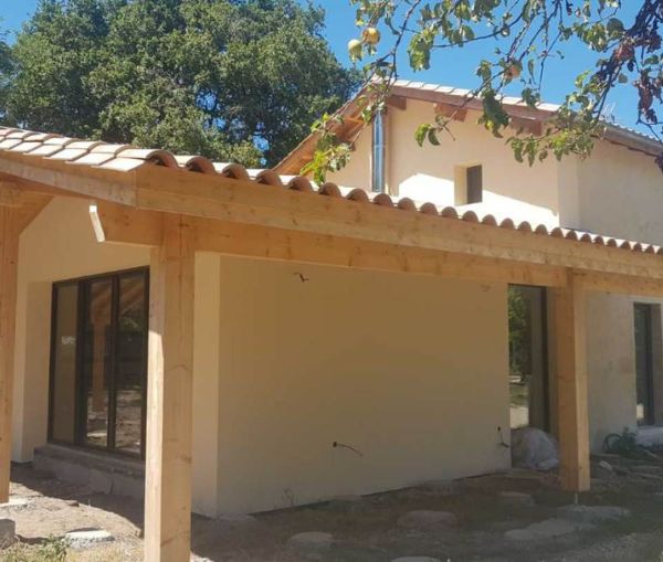 Isolation Thermique par l&rsquo;Extérieur à Saucats — après chantier