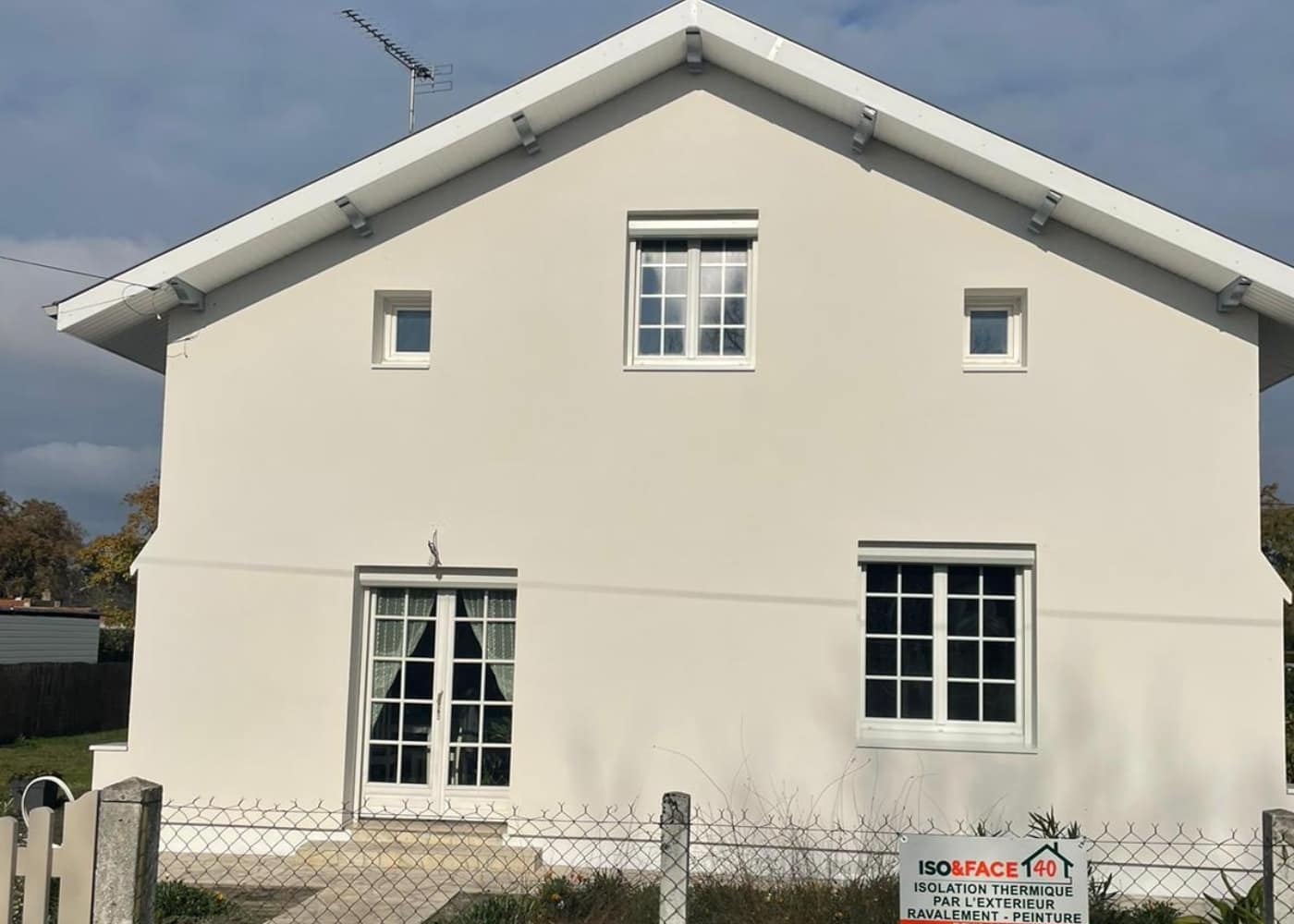 Isolation thermique extérieure à Arengosse — après chantier