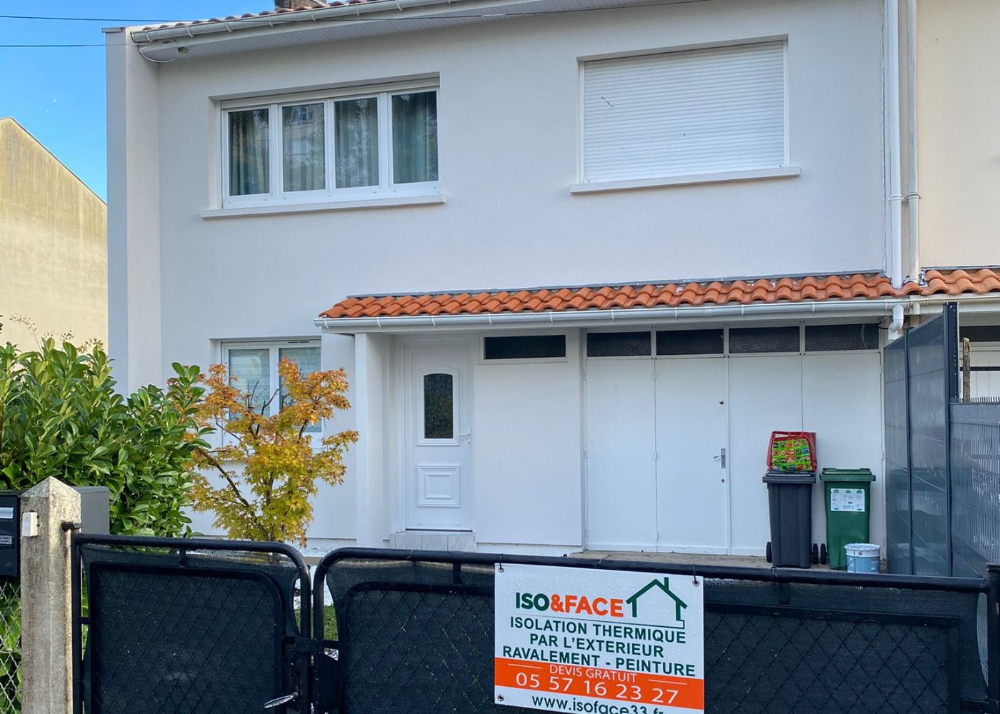 ravalement de façade sur maison à Villenave d'Ornon