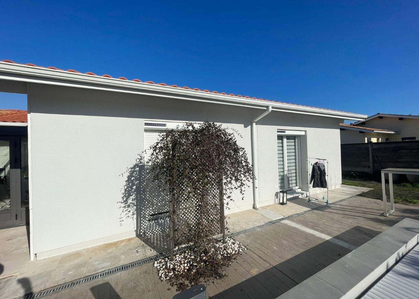 Maison après pose d'ITE