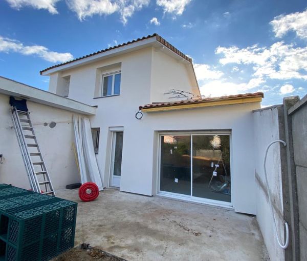 maison à gradignan apres une isolation thermique par l'extérieur en Gironde