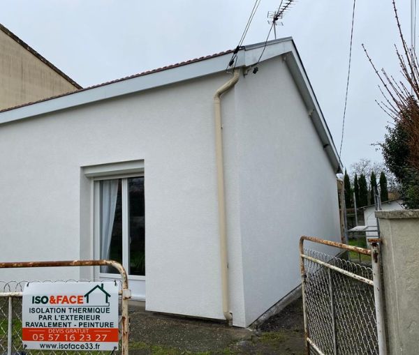 Maison après ITE au Bouscat
