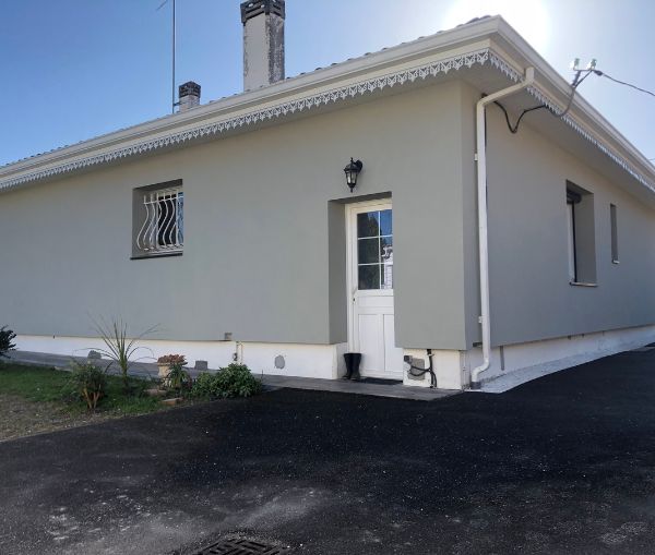 ITE sur les façades d'une maison sur le bassin d'arcachon