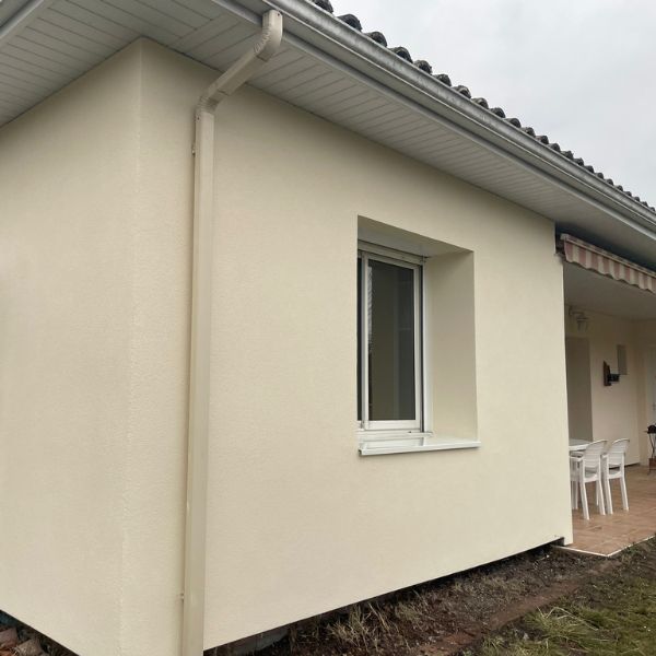 Isolation par l'Extérieure à Ychoux sur une maison plein pied 2