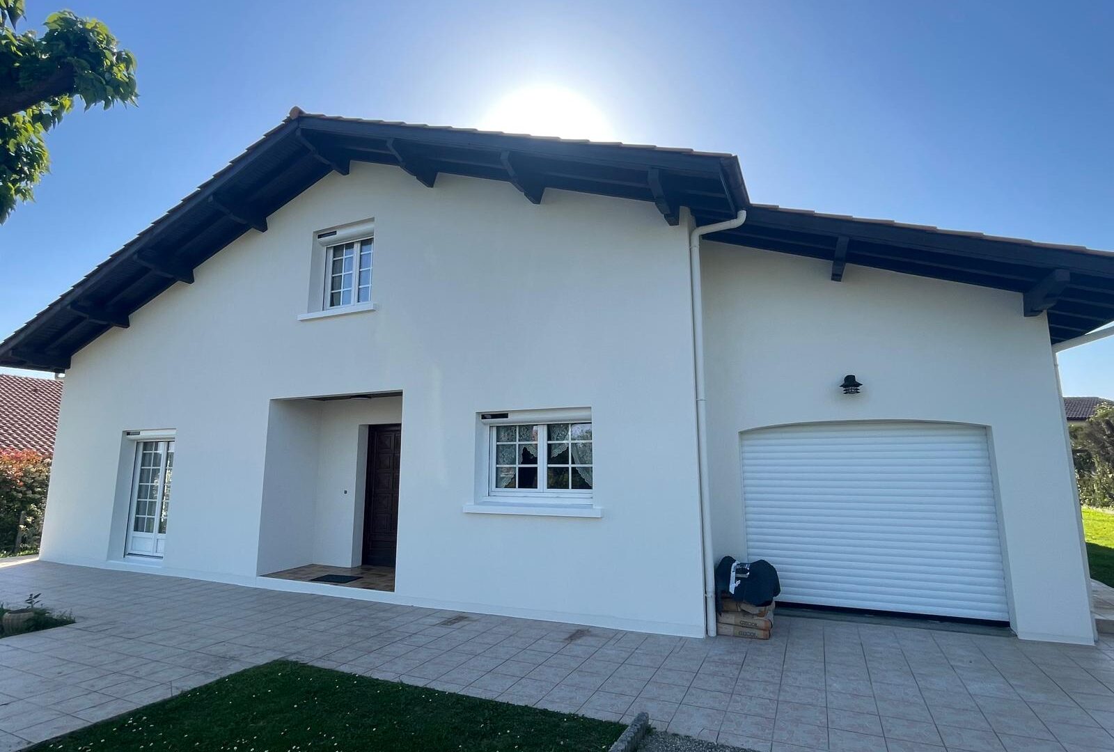 Ravalement de façade pour cette belle maison à Biarritz