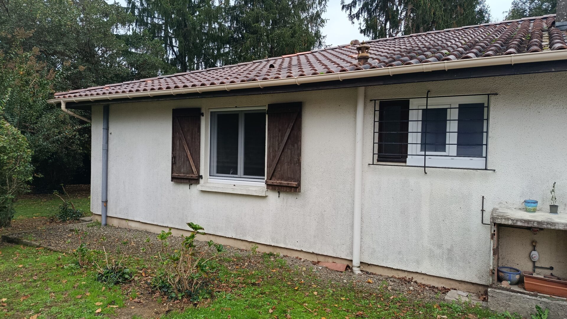 Isolation de Façade sur une maison à Orthez — avant chantier