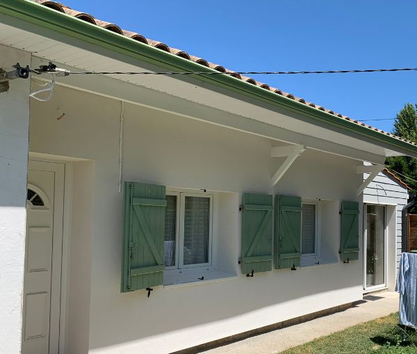 mise en avant d'une ITE sur une maison à Artigues-près-Bordeaux