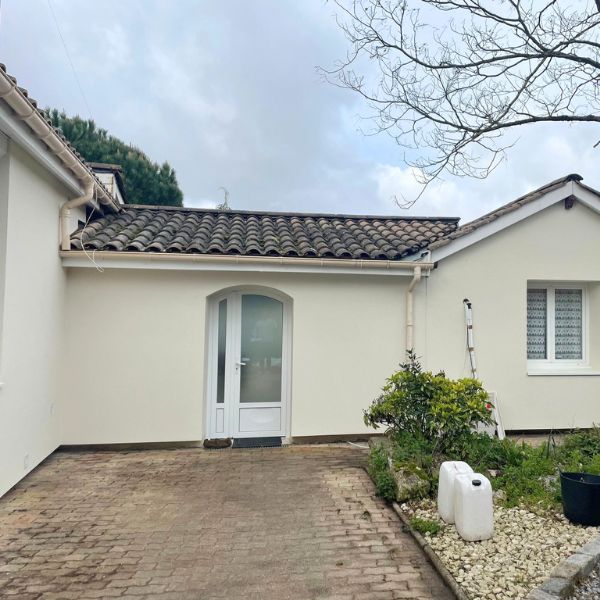 Réalisation d'une ITE sur une maison à Biganos après2