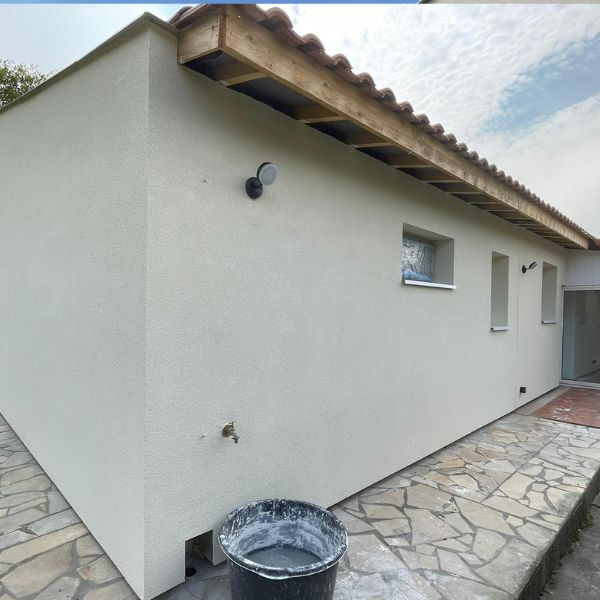Isolation des murs par l'Extérieur à Cénac après3