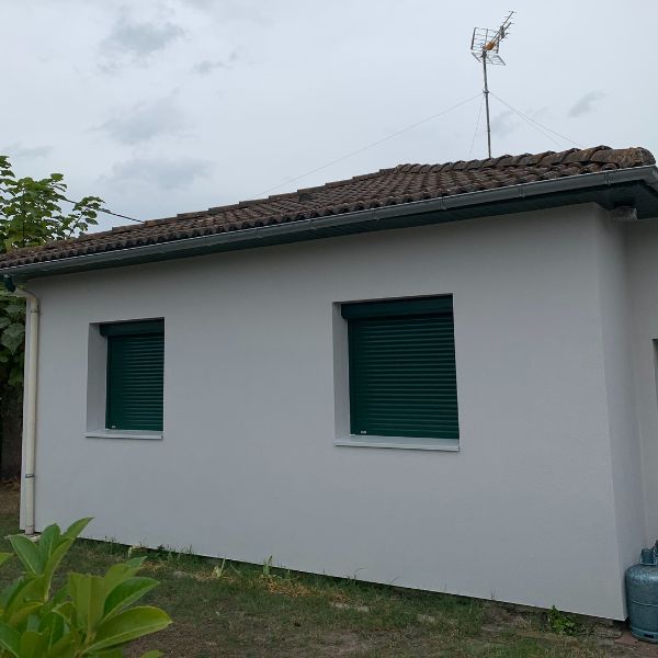 Isolation des murs par l&rsquo;extérieur à Lanton — après chantier