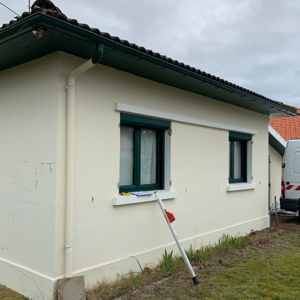 Isolation des murs par l&rsquo;extérieur à Lanton — avant chantier