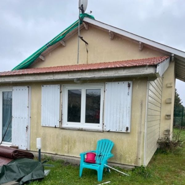 ITE sur une maison à Mont-de-Marsan — avant chantier