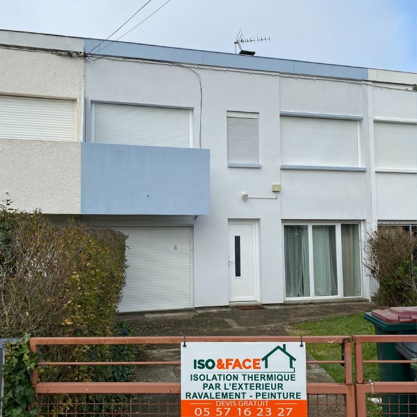 Ravalement de façade pour cette maison à Pessac — après chantier