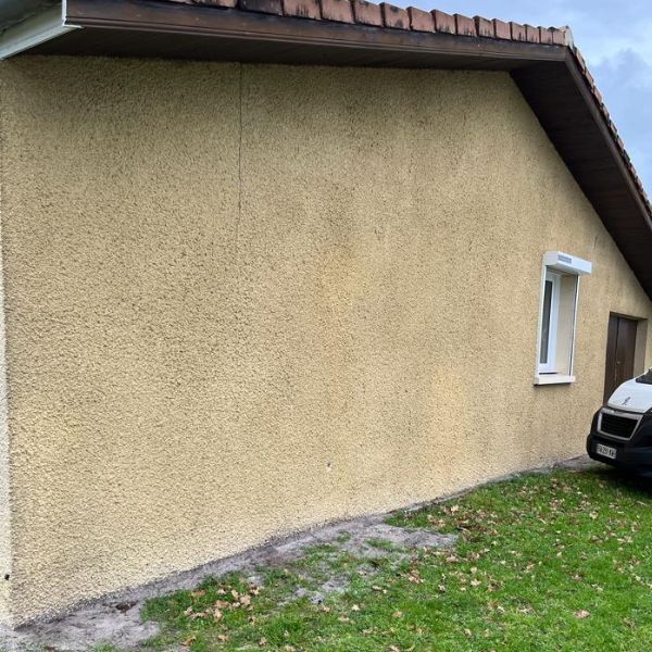 Rénovation de façade à Sanguinet — avant chantier