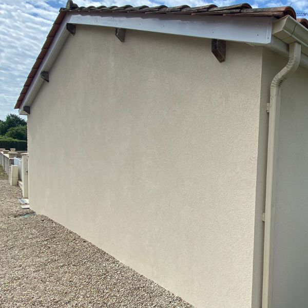 Isolation par l'extérieure sur une maison à La Brède après3