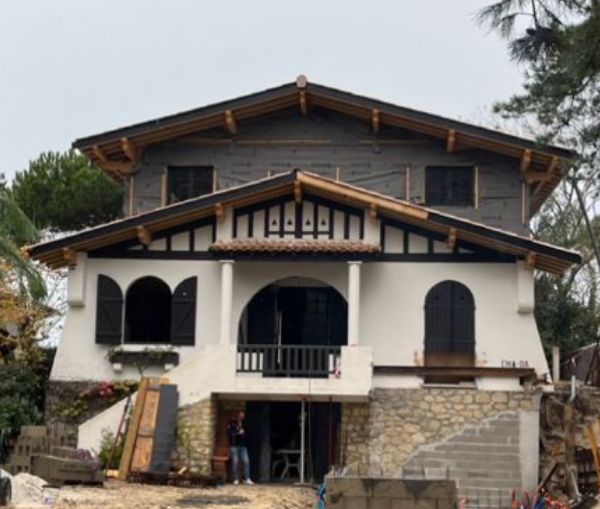 Isolation de façade au Pyla-sur-Mer — avant chantier