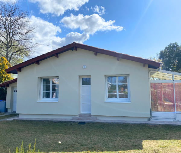 Isolation de façade à Cazaux (ITE) — après chantier