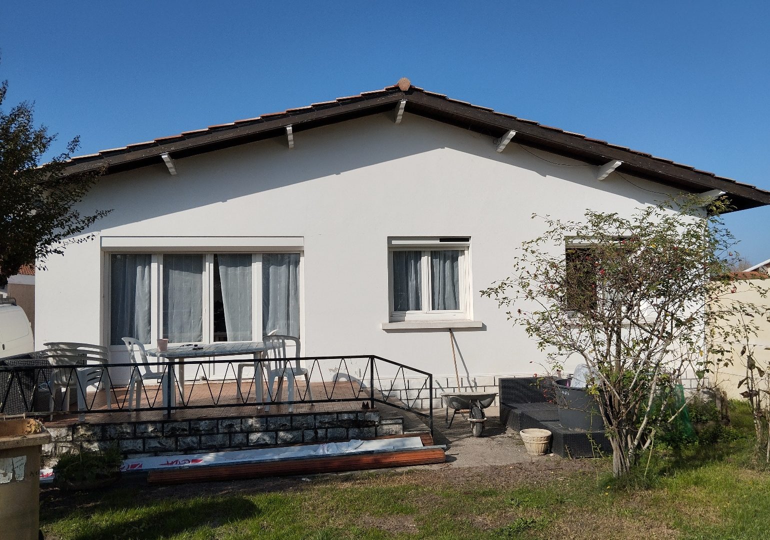 Isolation de façade au Teich — avant chantier