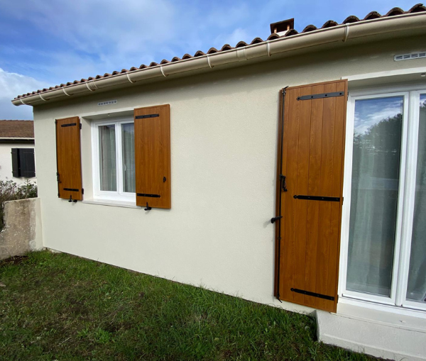 Isolation Thermique par l'Extérieur sur une belle maison plein-pied à Périgueux