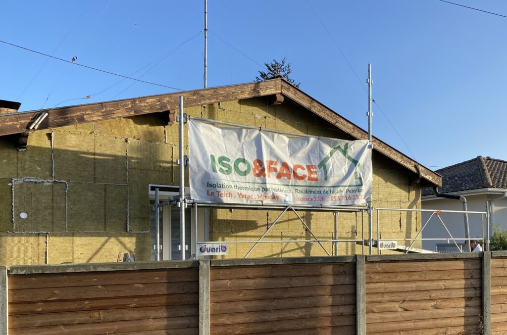 Chantier fibre de bois par ISO&FACE