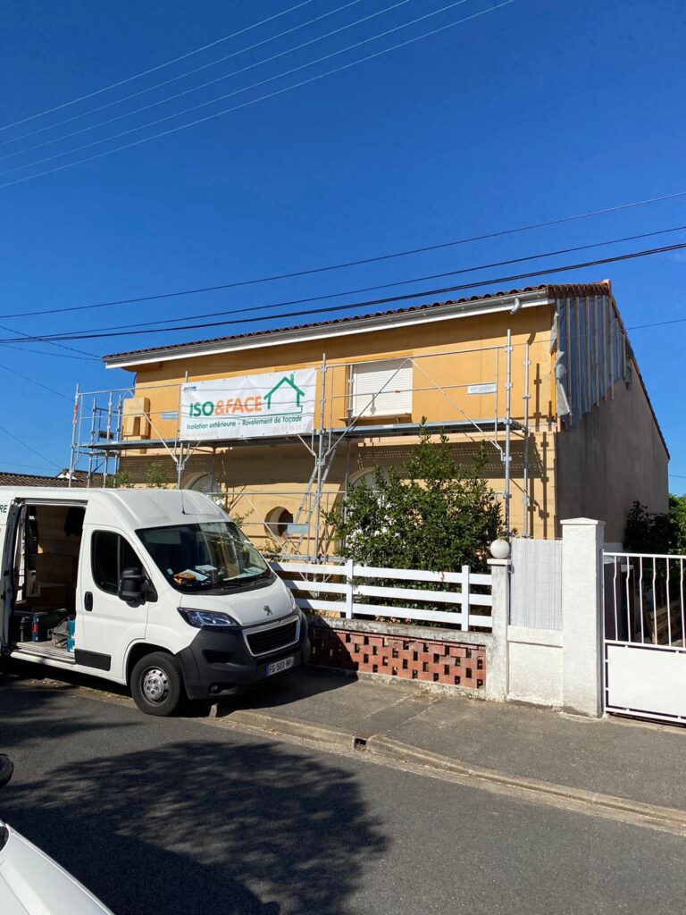 Chantier fibre de bois par ISO&FACE