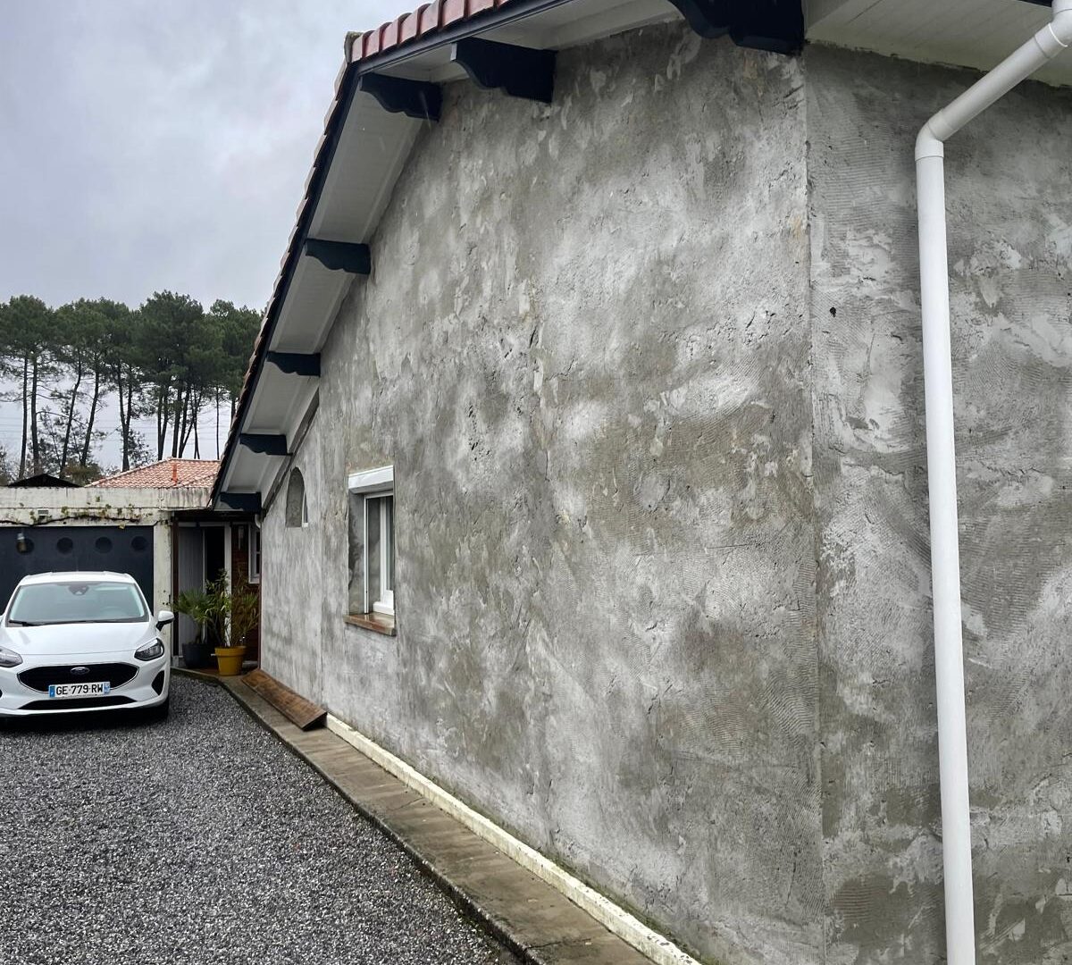 Isolation thermique par l’extérieur dans les Landes — avant chantier