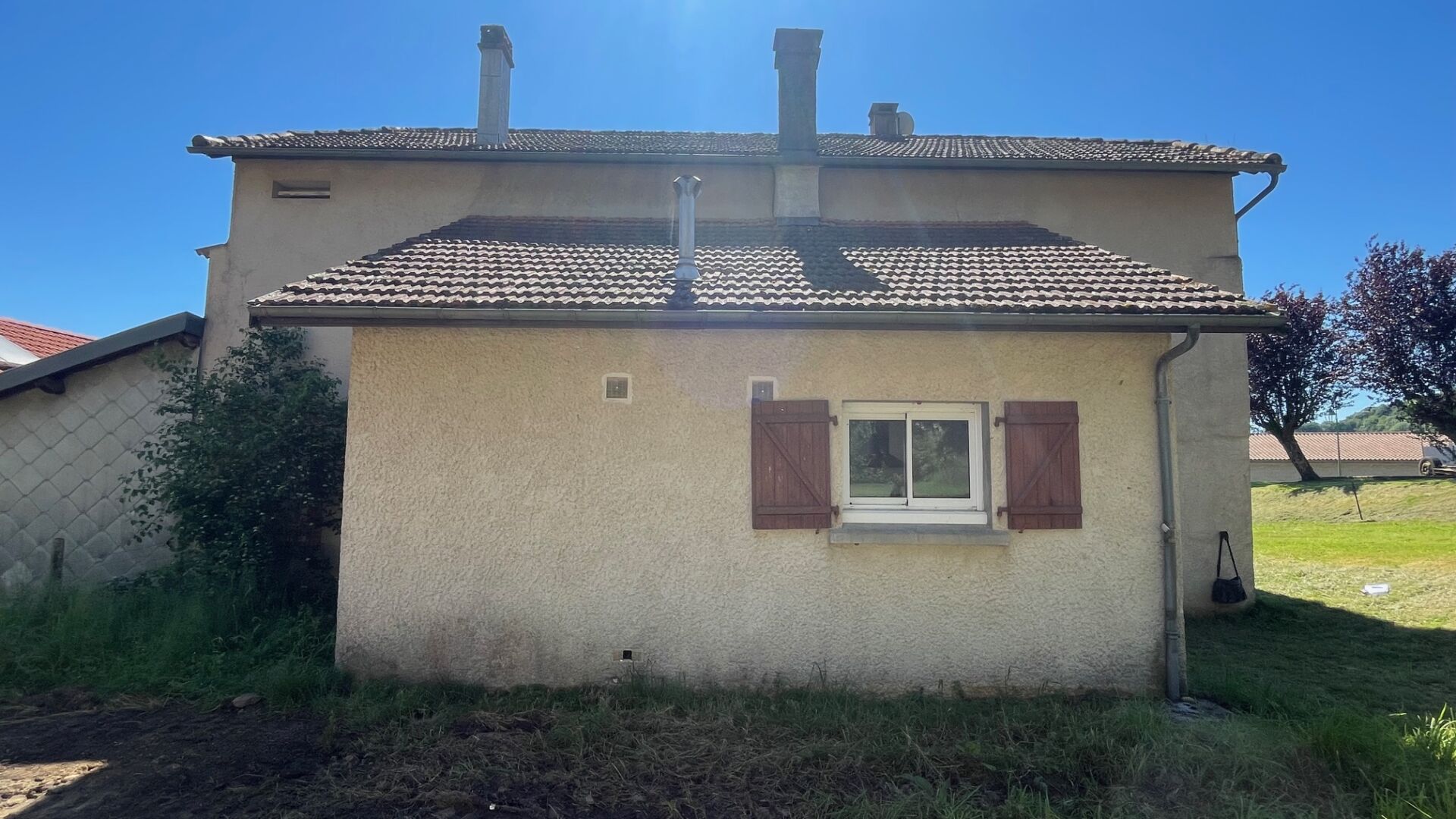 Isolation thermique par l&rsquo;extérieur pour la mairie de Burg — avant chantier