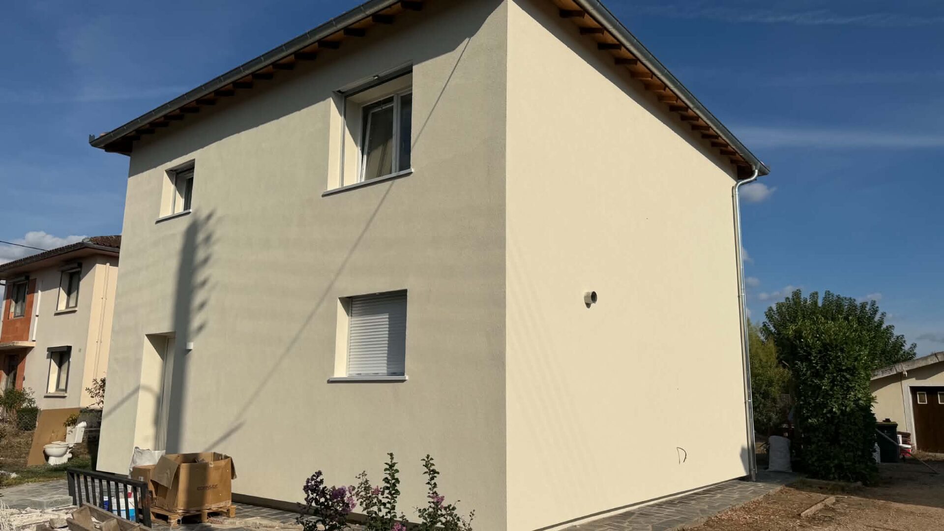 Maison après ITE