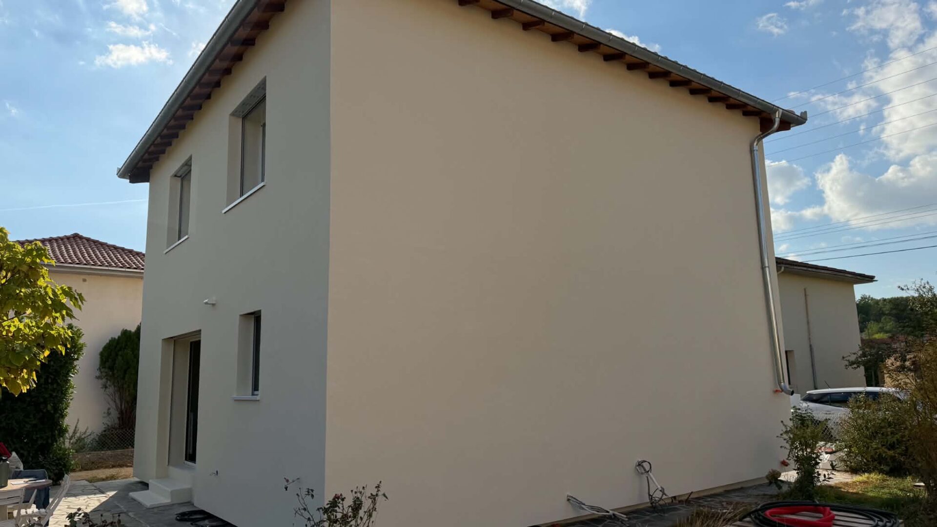 Maison après ITE