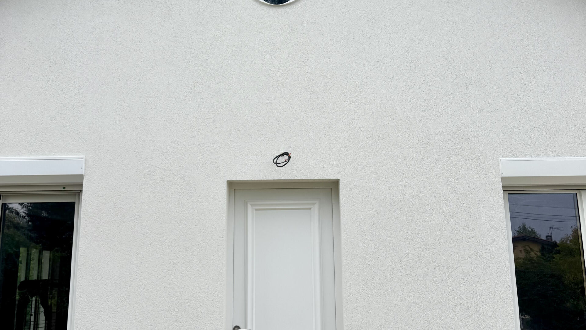Maison après ITE en fibre de bois et avec nichoirs à oiseaux