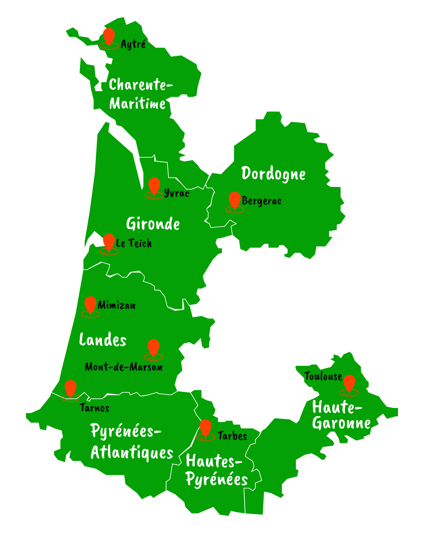 Carte agences ISOFACE Carte agences ISOFACE